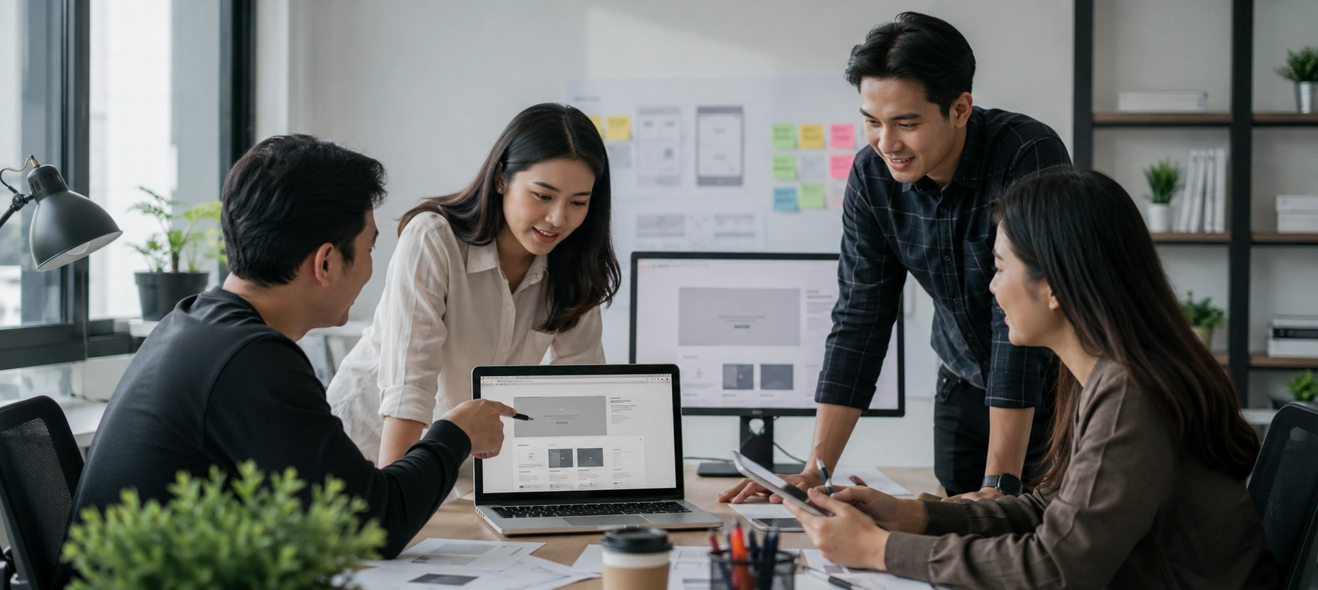 Tim Incubusholic berkolaborasi merancang landing page berorientasi konversi
