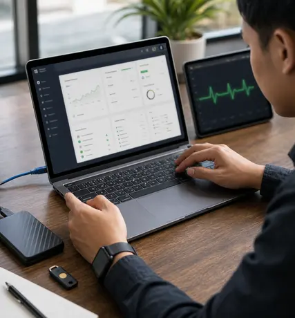 Proses monitoring teknis untuk menjaga website tetap aman dan stabil