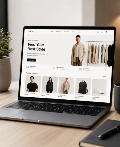 Website e-commerce untuk menampilkan dan menjual produk secara online