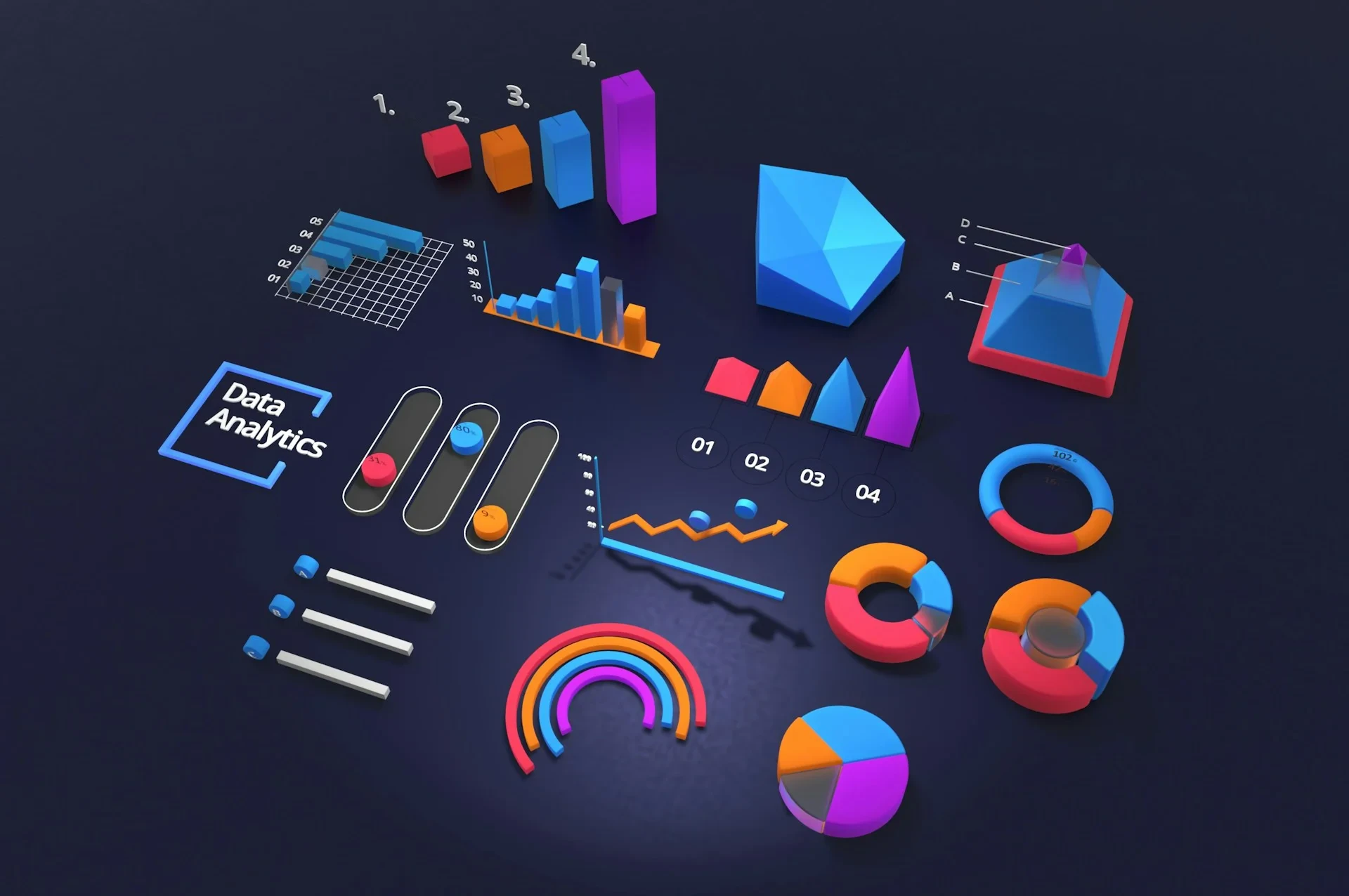 Antarmuka dashboard data terbuka pada layar